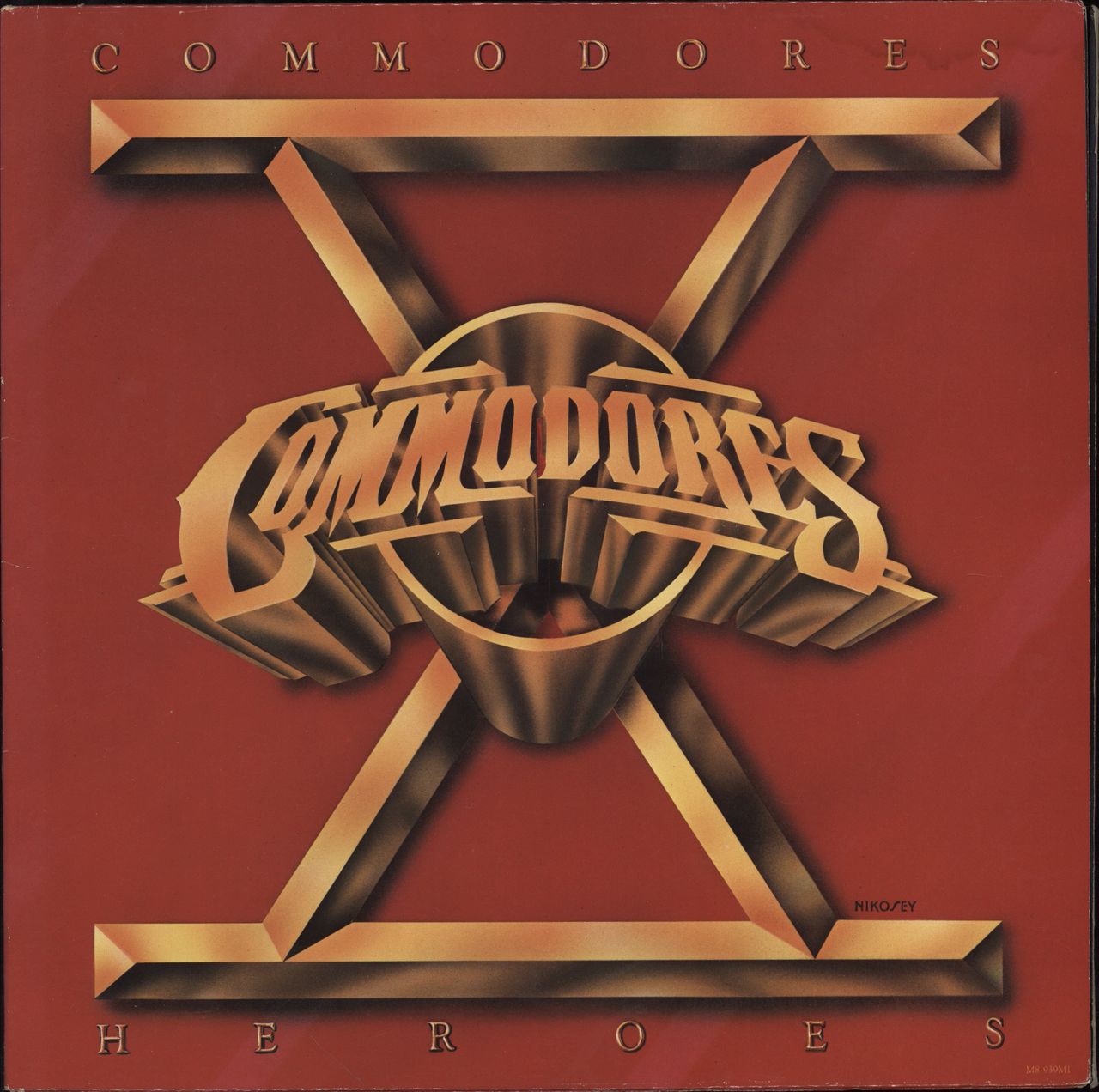 Commodores Heroes US vinyl LP album (LP record) M8939M1