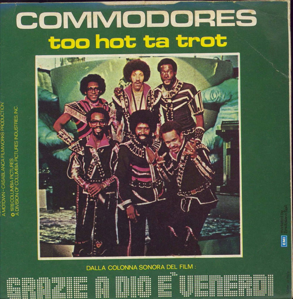 Commodores Three Times A Lady Italian 7" vinyl single (7 inch record / 45)