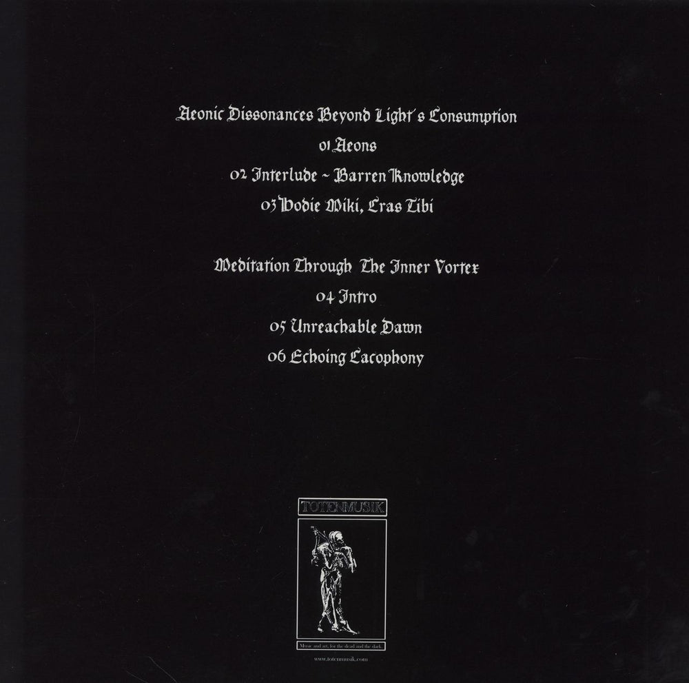 Concatenatus Aeonic Dissonances Beyond Light's Consumption German vinyl LP album (LP record)