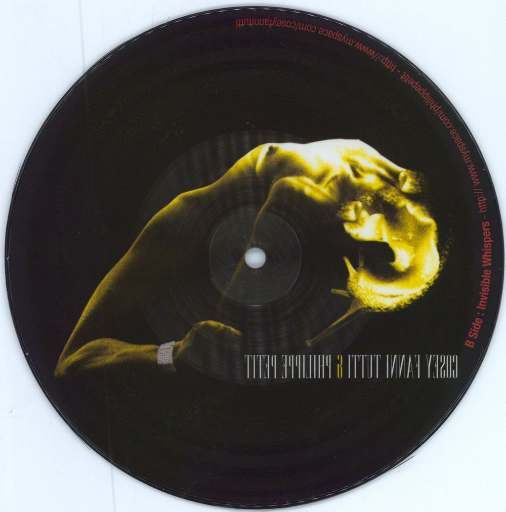 Cosey Fanni Tutti Mist While Sleeping / Invisible Whispers UK 7" vinyl picture disc (7 inch picture disc single)