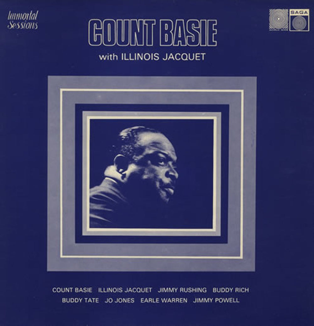 Count Basie With Illinois Jacquet UK vinyl LP album (LP record) 6932