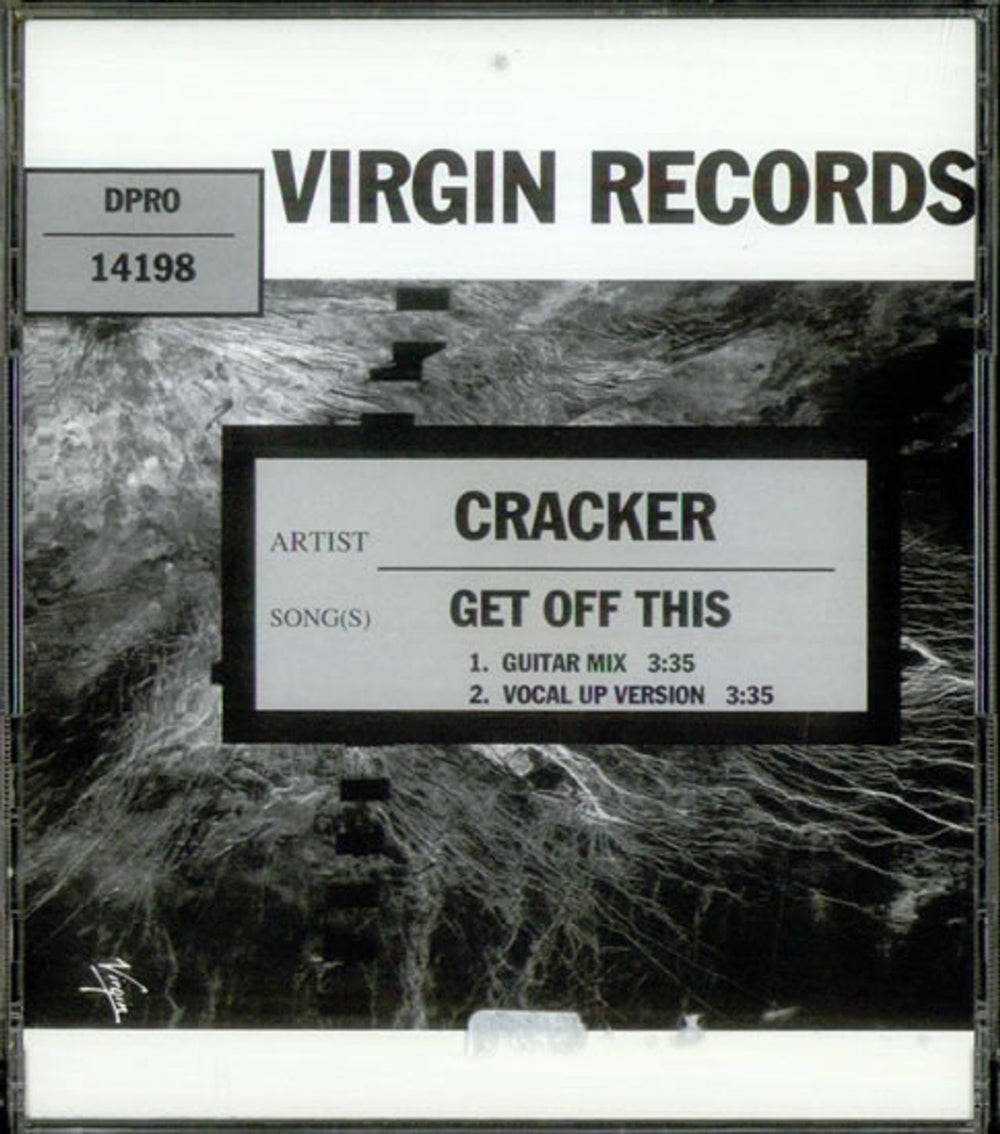 Cracker Get Off This US Promo CD single (CD5 / 5") DPRO-14198