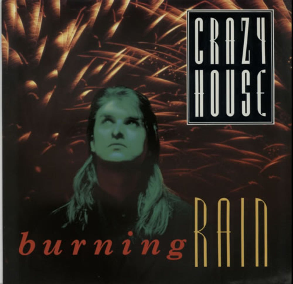 Crazy House Burning Rain UK 12" vinyl single (12 inch record / Maxi-single) CHS123155