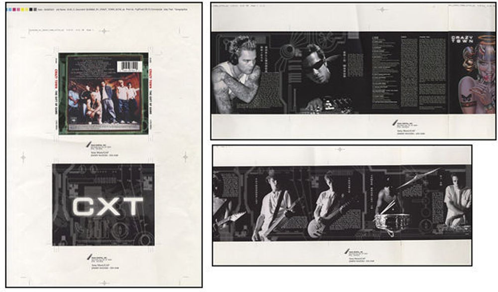 a crowd of rebellion CDセット+おまけ Crazy Town The Gift Of Game US Promo Artwork — RareVinyl.com