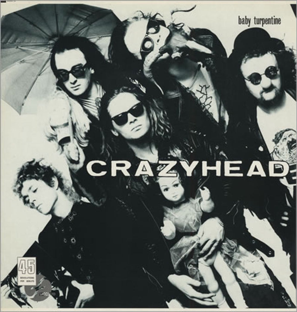 Crazyhead Baby Turpentine UK 12" vinyl single (12 inch record / Maxi-single) SNAK10