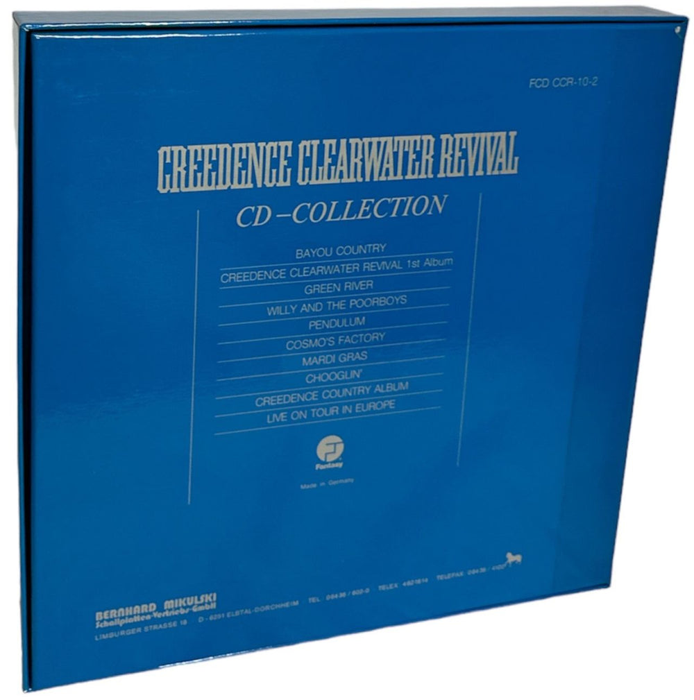 Creedence Clearwater Revival 10 CD-Collection German CD Album Box Set