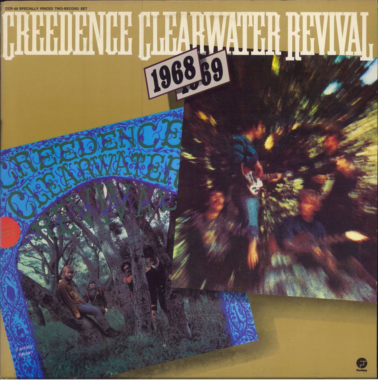 Creedence Clearwater Revival Creedence Clearwater Revival 1968/1969 US 2-LP vinyl record set (Double LP Album) CCR-68