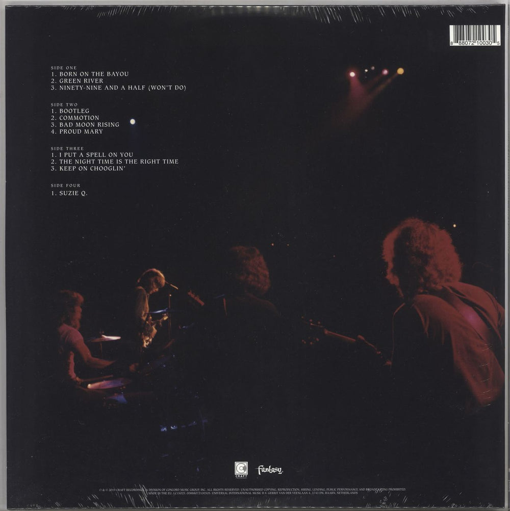 Creedence Clearwater Revival Live At Woodstock - Sealed UK 2-LP vinyl record set (Double LP Album) 888072100305
