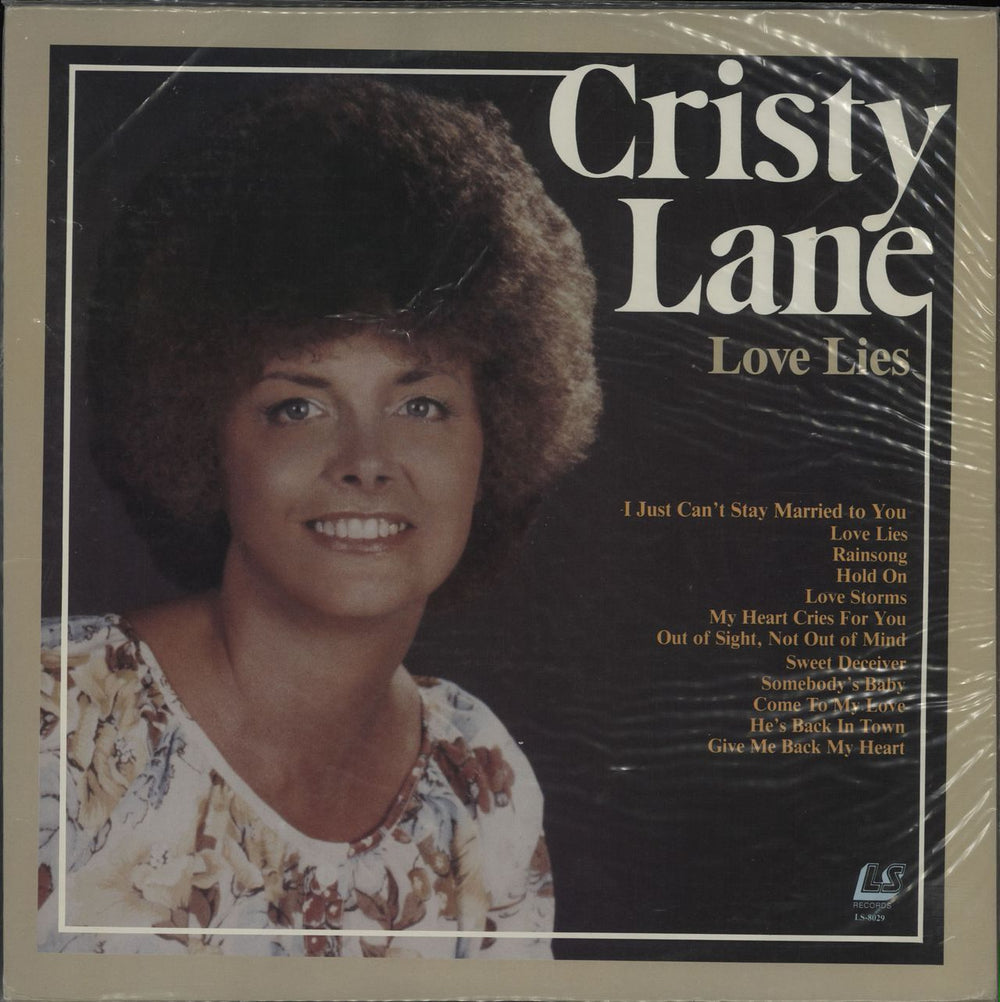 Cristy Lane Love Lies US vinyl LP album (LP record) LS-8029