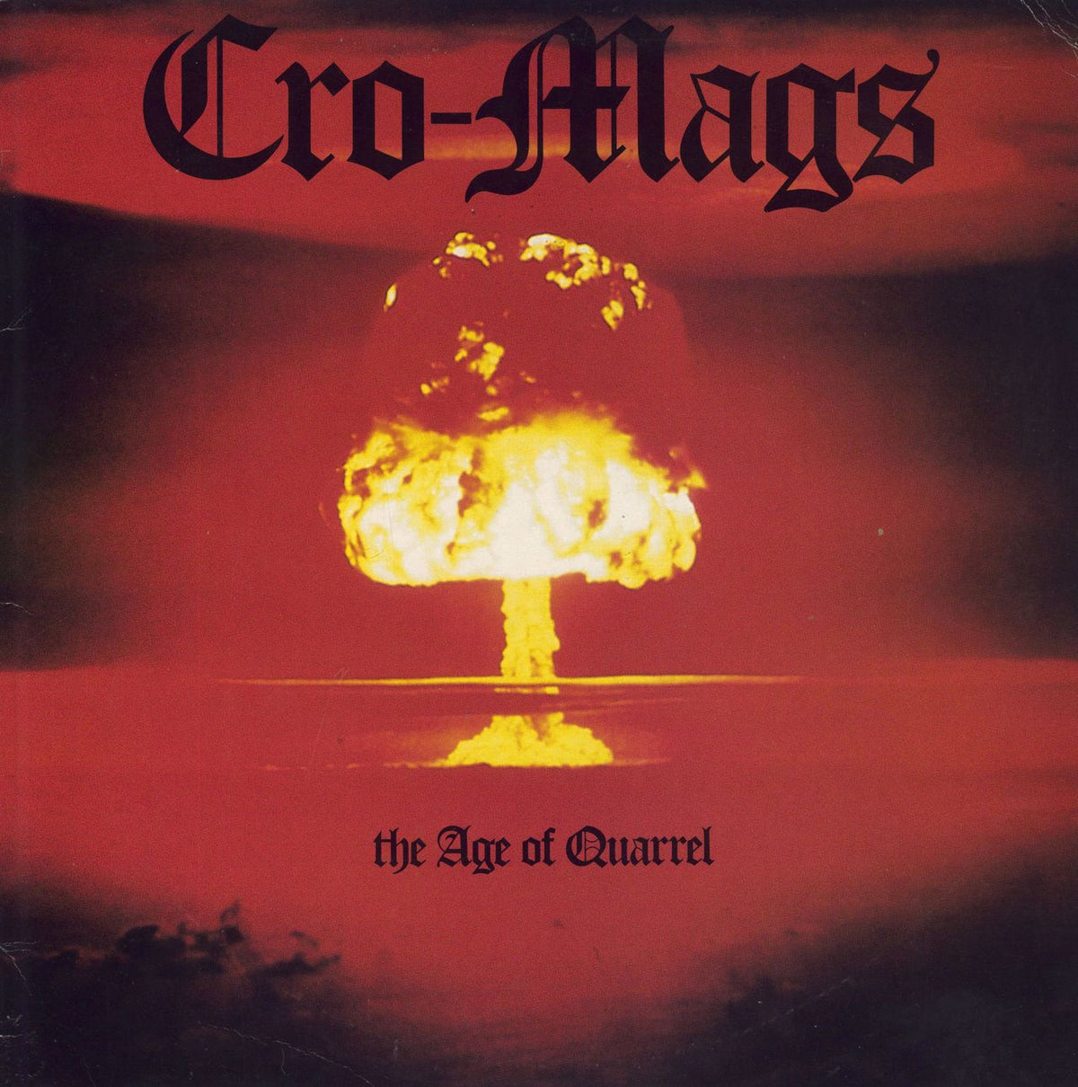 Cro-Mags The Age of Quarrel US Promo Vinyl LP