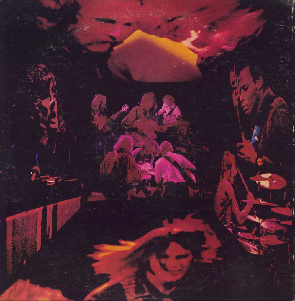 Crosby, Stills, Nash & Young 4 Way Street - Green & Orange US 2-LP vinyl record set (Double LP Album)