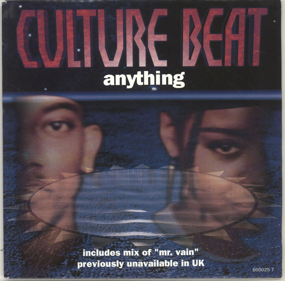 Culture Beat Anything UK 7" vinyl single (7 inch record / 45) 6600257