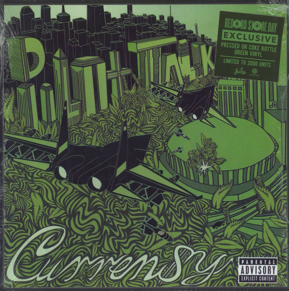 Curren$y Pilot Talk - Coke Bottle Green Vinyl - Sealed US vinyl LP album (LP record) 02030-02