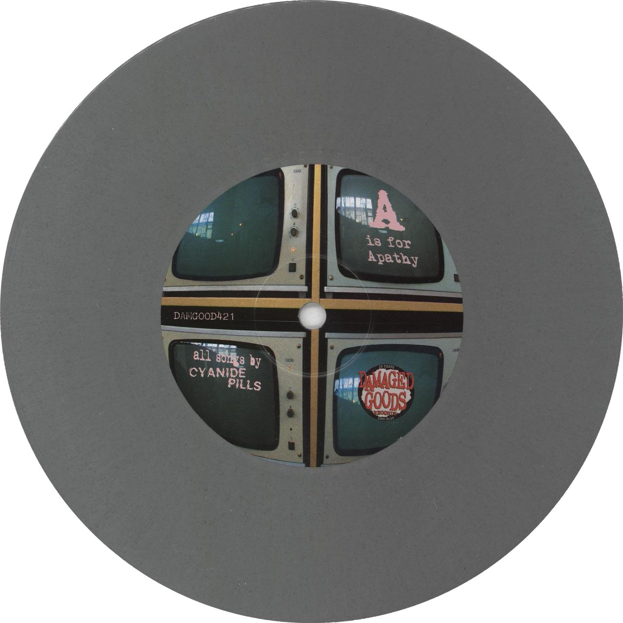 Cyanide Pills Apathy - Grey Vinyl UK 7" vinyl single (7 inch record / 45) 27D07AP765801