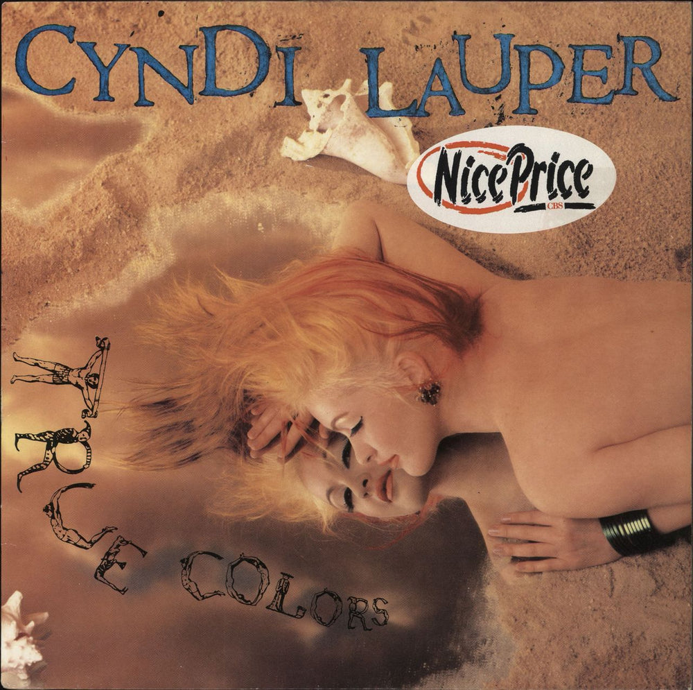 Cyndi Lauper True Colours UK vinyl LP album (LP record) 4624931