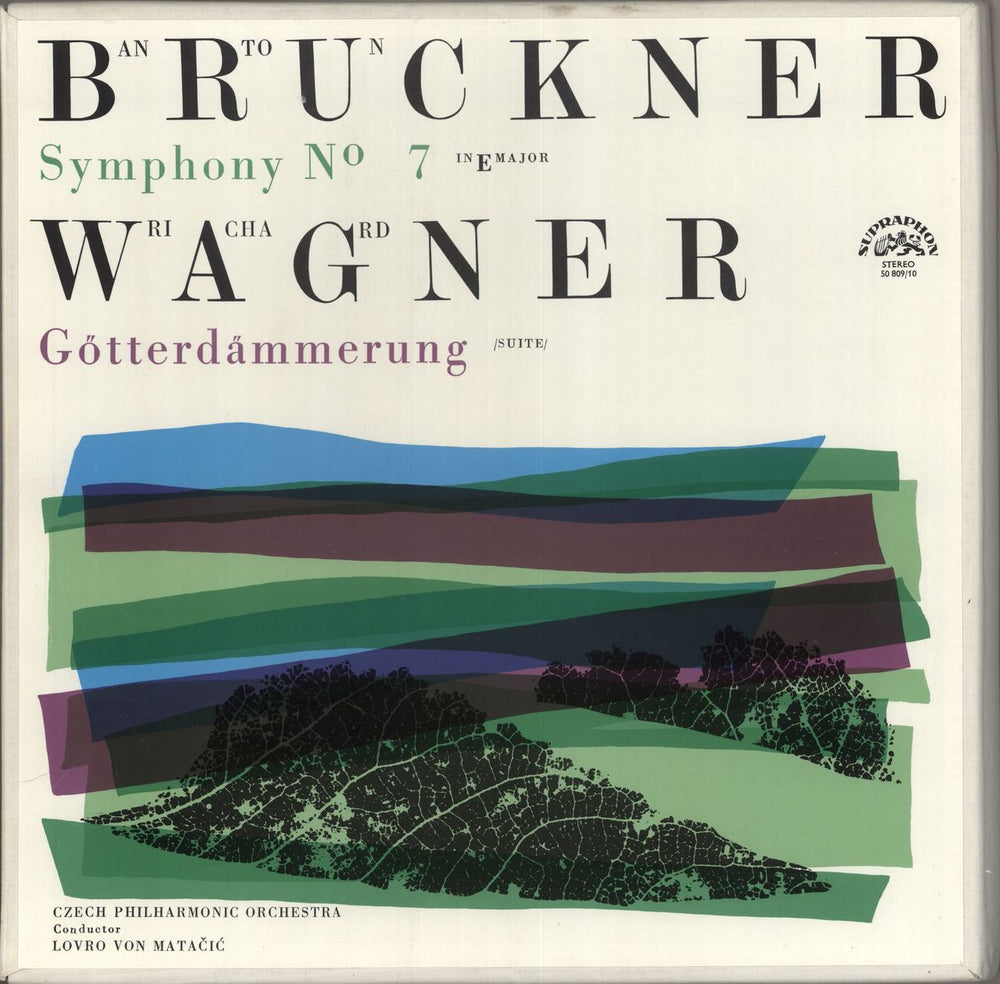 Czech Philharmonic Orchestra Bruckner: Symphony No. 7 in E Major / Wagner: Götterdämmerung (Orchestral Suite) Czech Vinyl Box Set 50809/10
