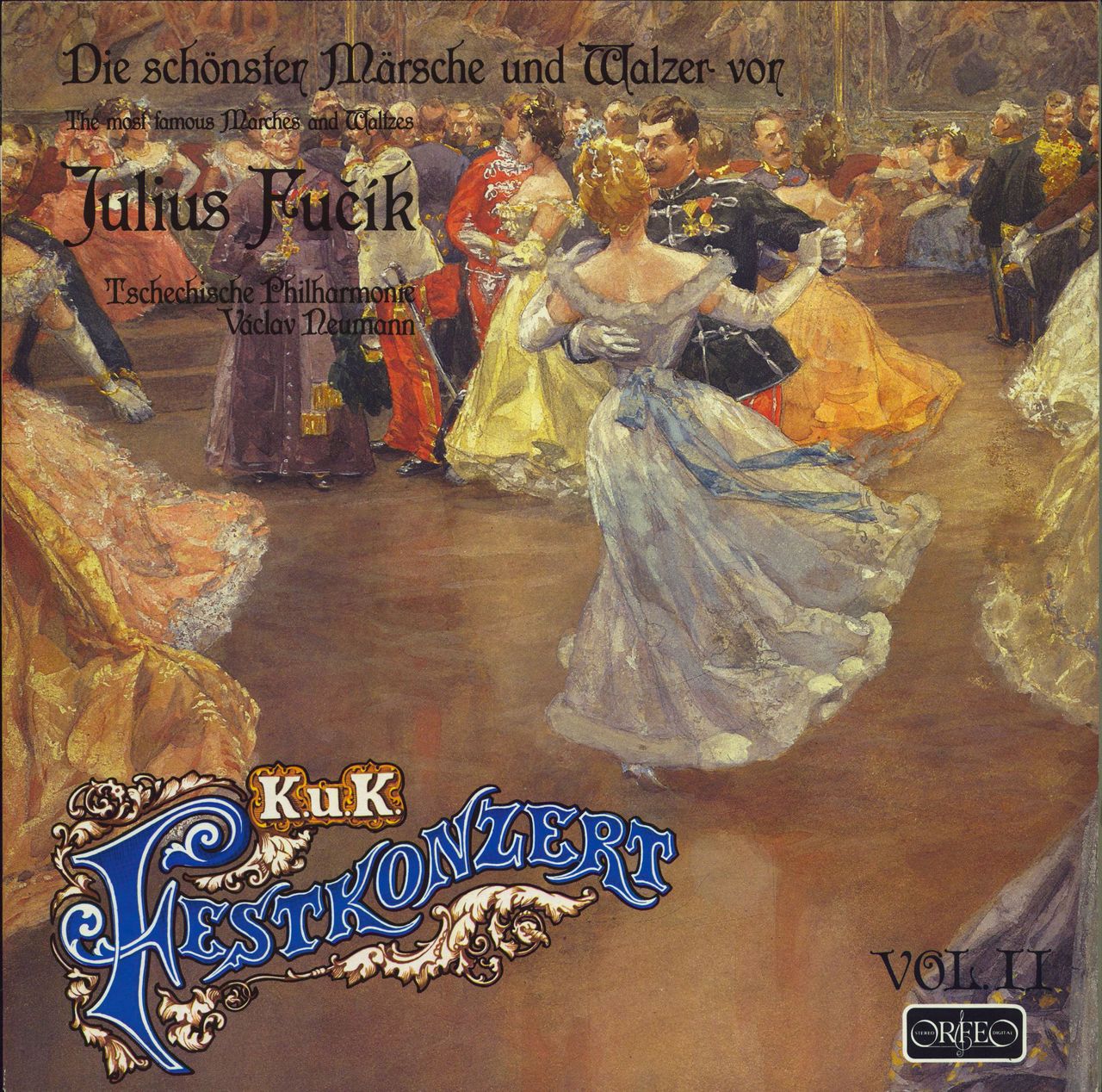 Czech Philharmonic Orchestra Fucik - The Most Famous Marches And Waltzes German vinyl LP album (LP record) S147861B