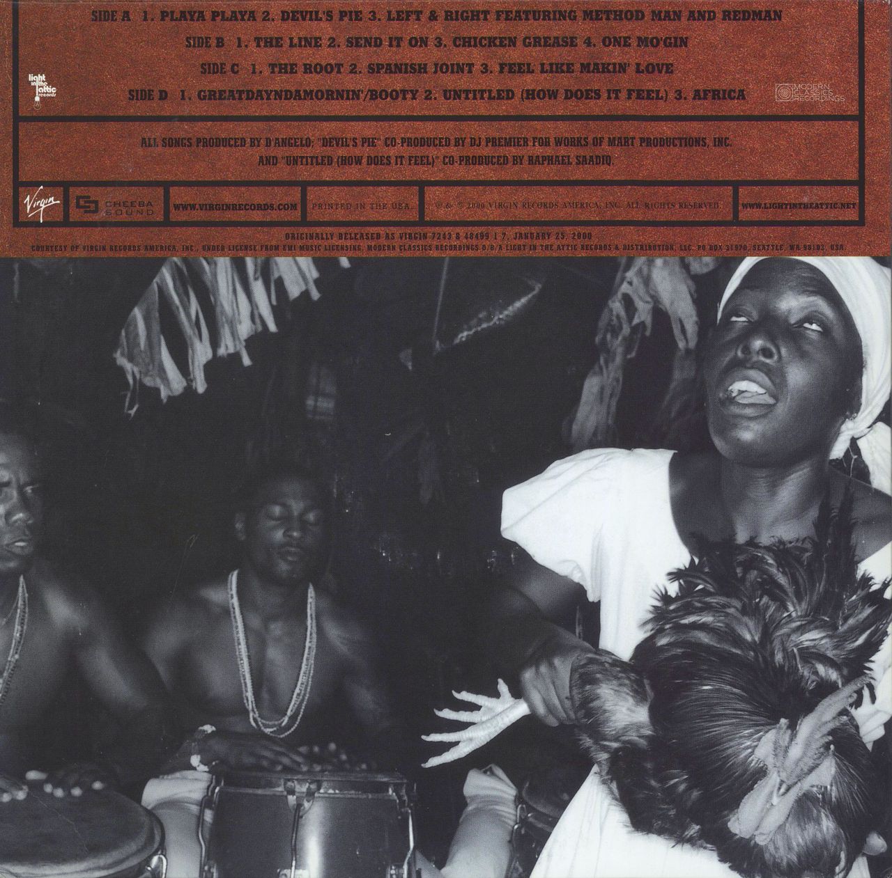 D'Angelo Voodoo - Reissue US 2-LP vinyl set — RareVinyl.com