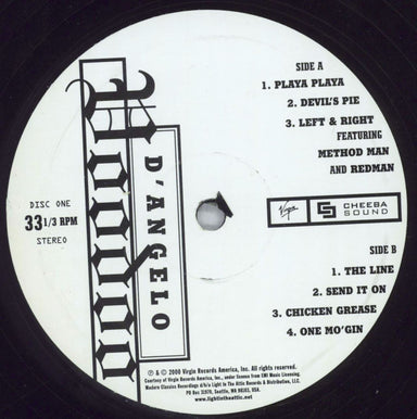 D'Angelo Voodoo - Reissue US 2-LP vinyl set — RareVinyl.com