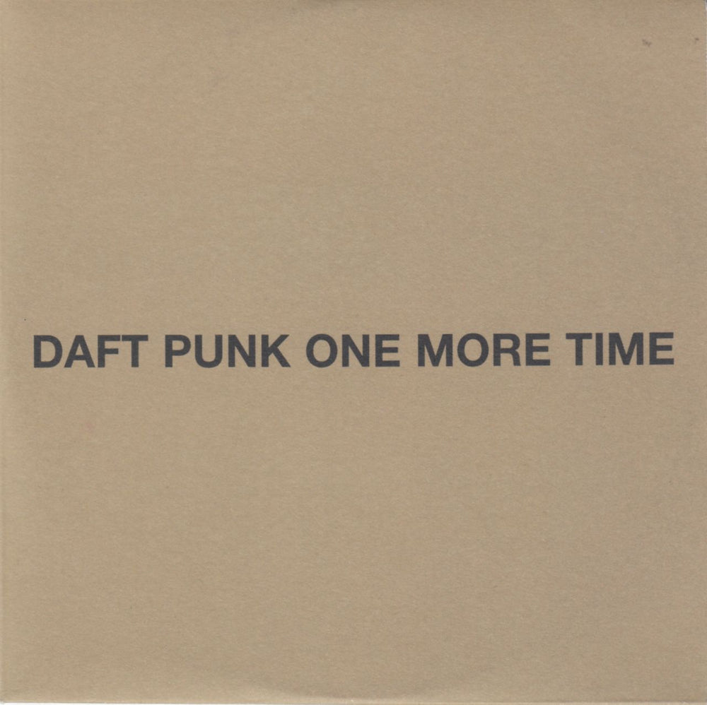 Daft Punk One More Time UK Promo CD single (CD5 / 5") 03098