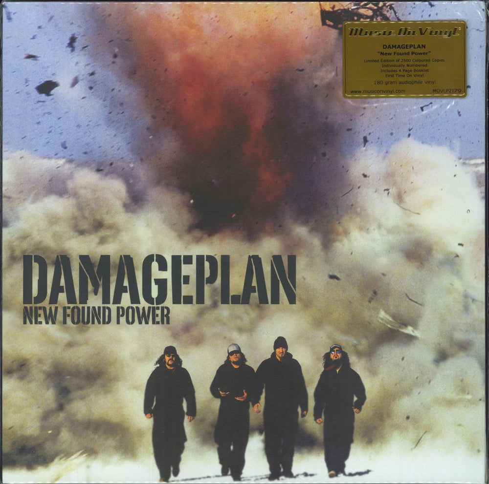 Damageplan New Found Power - Red and Gold Vinyl UK 2-LP vinyl record set (Double LP Album) MOVLP2179