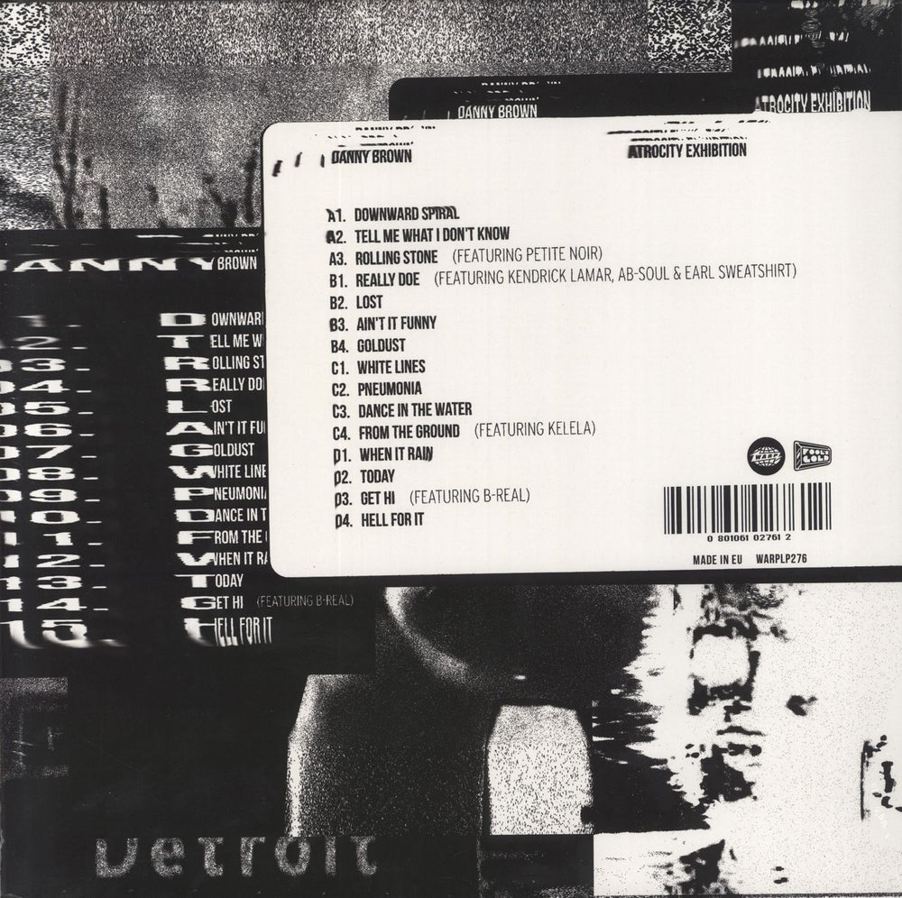Danny Brown Atrocity Exhibition - Sealed UK 2-LP vinyl record set (Double LP Album) 801061027612