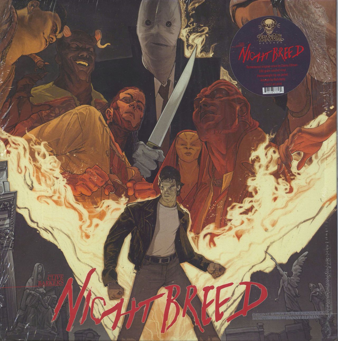 Danny Elfman Clive Barker's Nightbreed - Peloquin Vinyl + Shrink US Vi ...