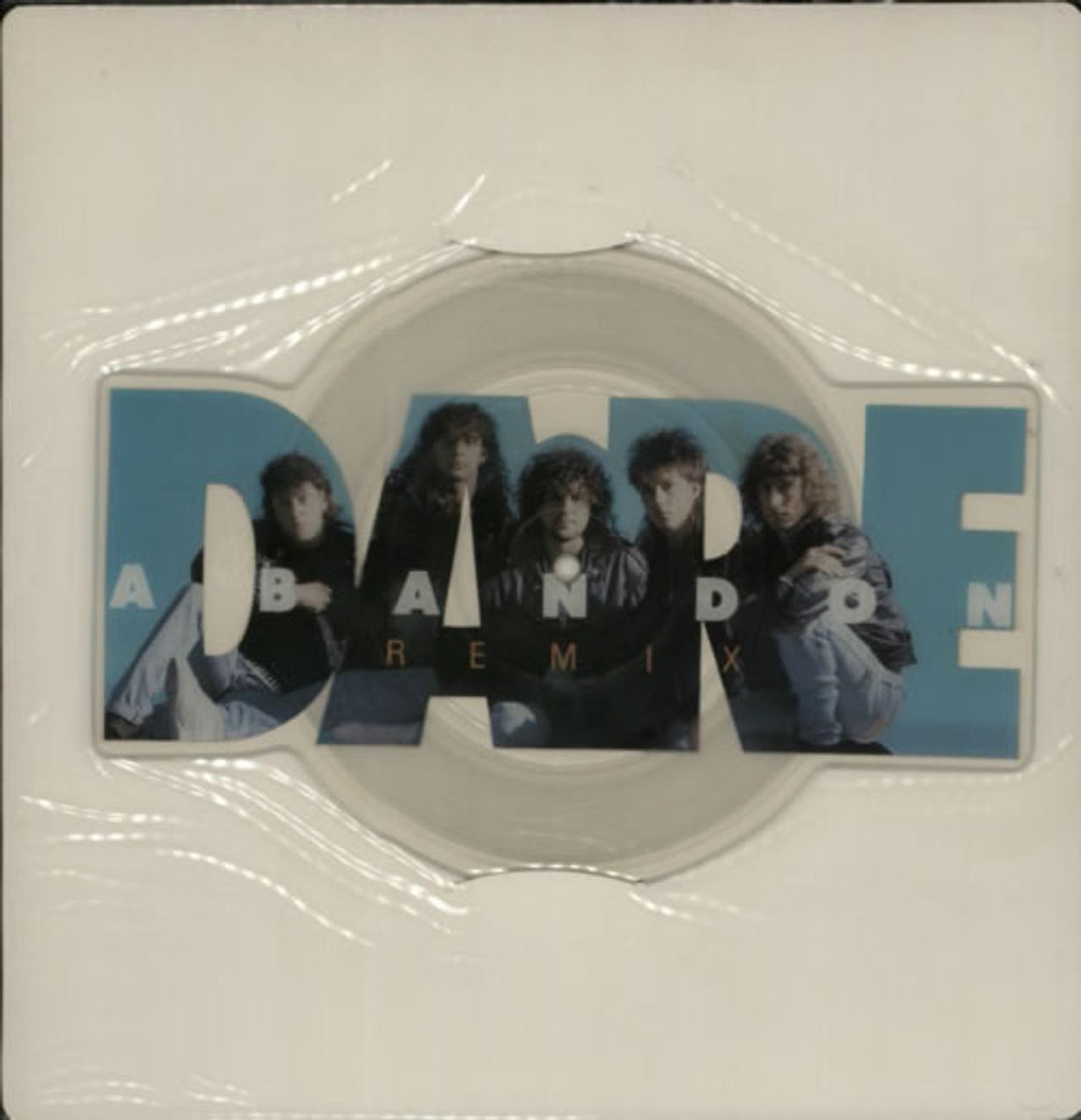 Dare Abandon UK shaped picture disc (picture disc vinyl record) AMP519