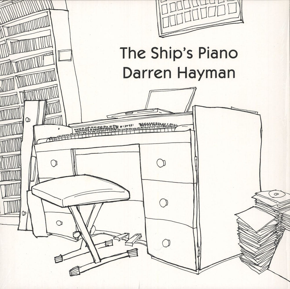 Darren Hayman The Ship's Piano + Shrink UK vinyl LP album (LP record) FPOP120LP