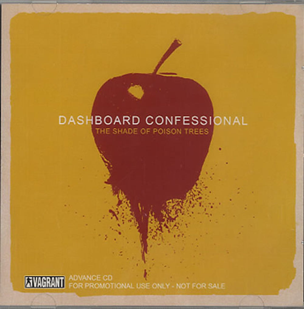 Dashboard Confessional The Shade Of Poison Trees US Promo CD-R acetate CDR ACETATE