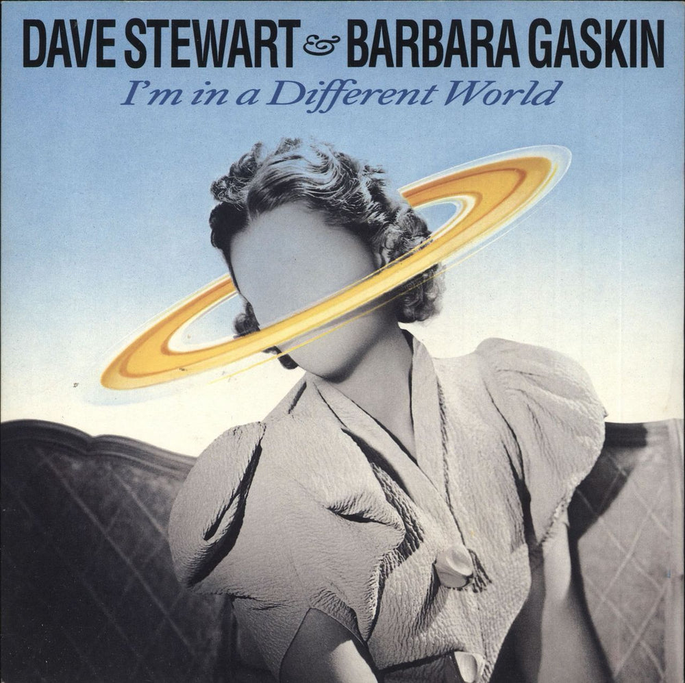 Dave Stewart & Barbara Gaskin I'm In A Different World UK 7" vinyl single (7 inch record / 45) BROKEN7