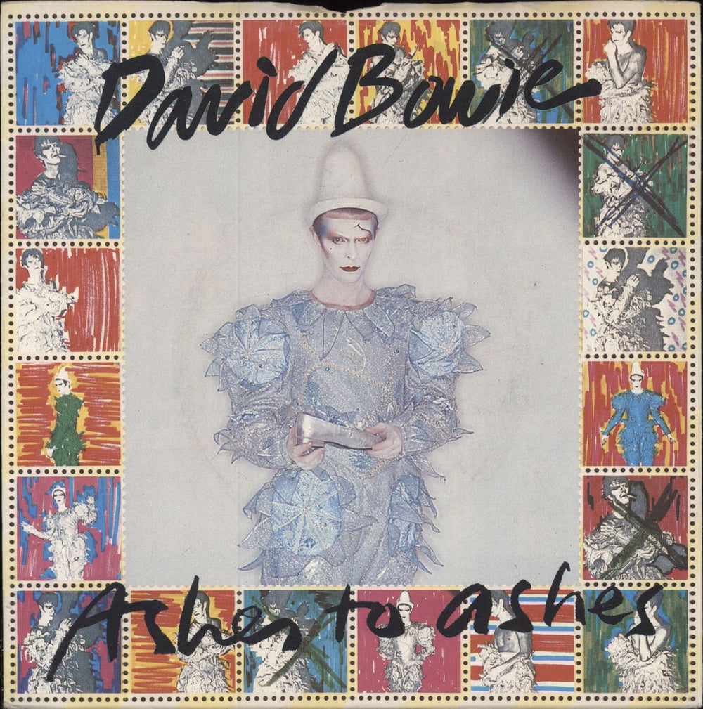 David Bowie Ashes To Ashes - P/S C + Stamps - Solid - EX UK 7" vinyl single (7 inch record / 45) BOW6