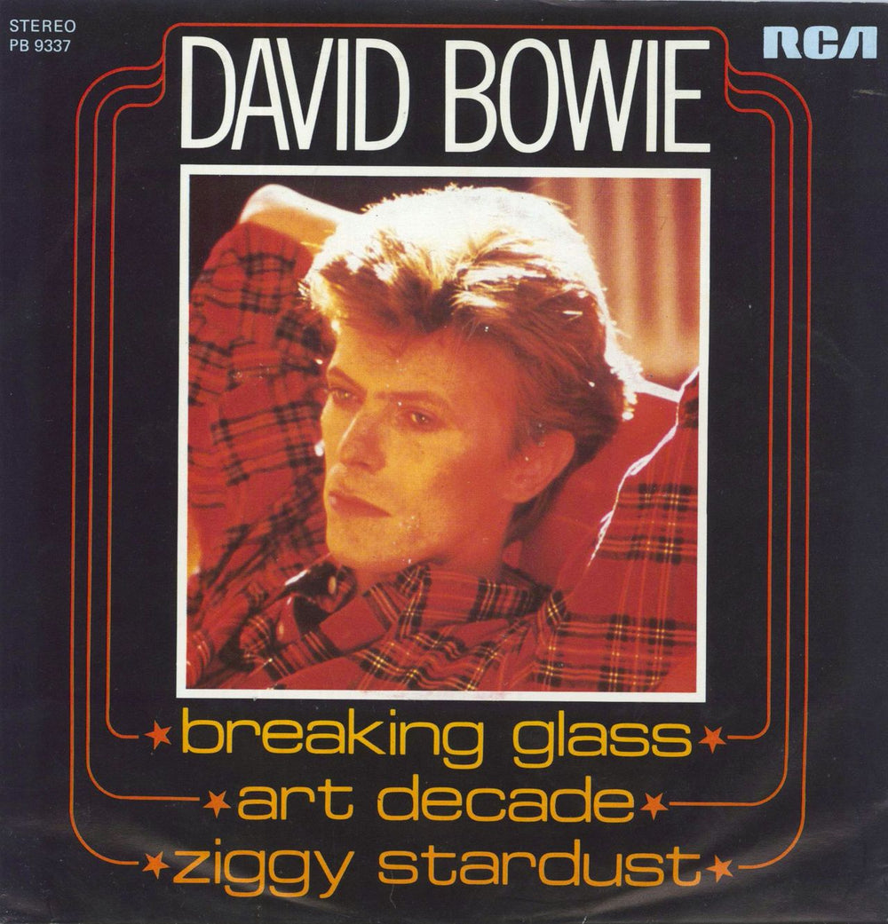 David Bowie Breaking Glass - VG Belgian 7" vinyl single (7 inch record / 45)