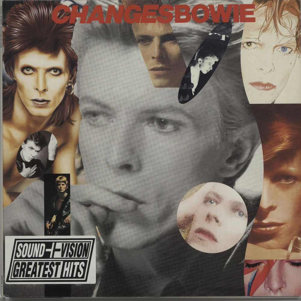 David Bowie ChangesBowie - Stickered UK 2-LP vinyl record set (Double LP Album) DBTV1