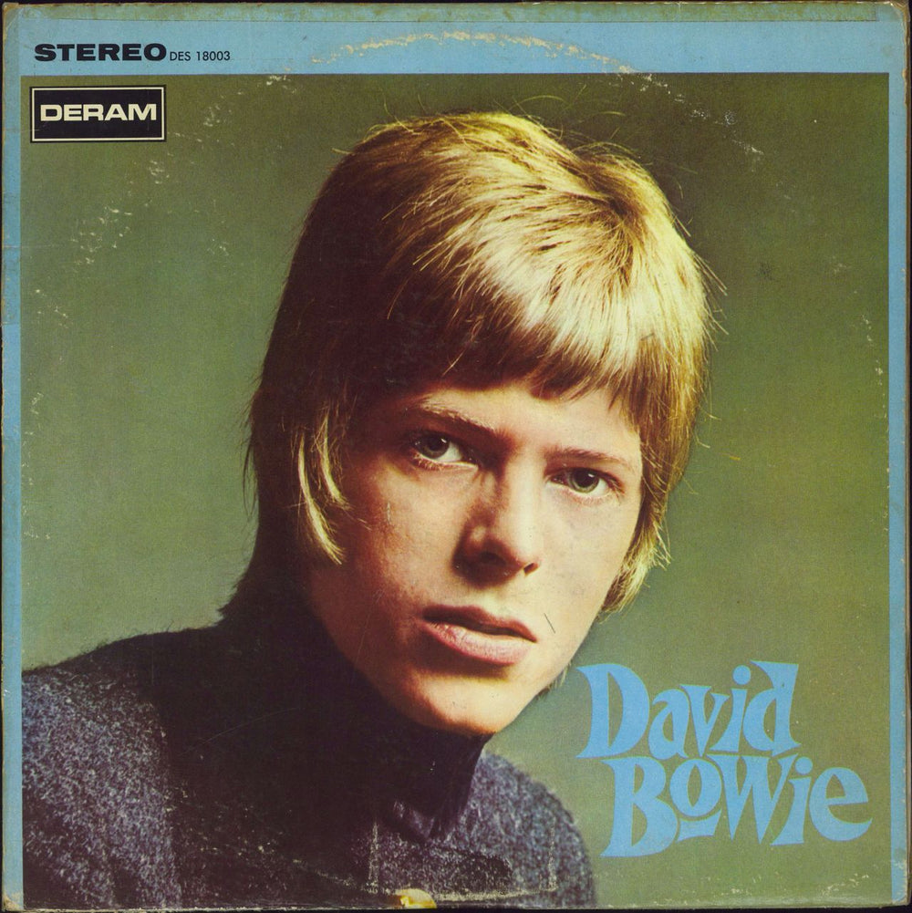 David Bowie David Bowie - Stereo - Promo Stamped US vinyl LP album (LP record) DES18003