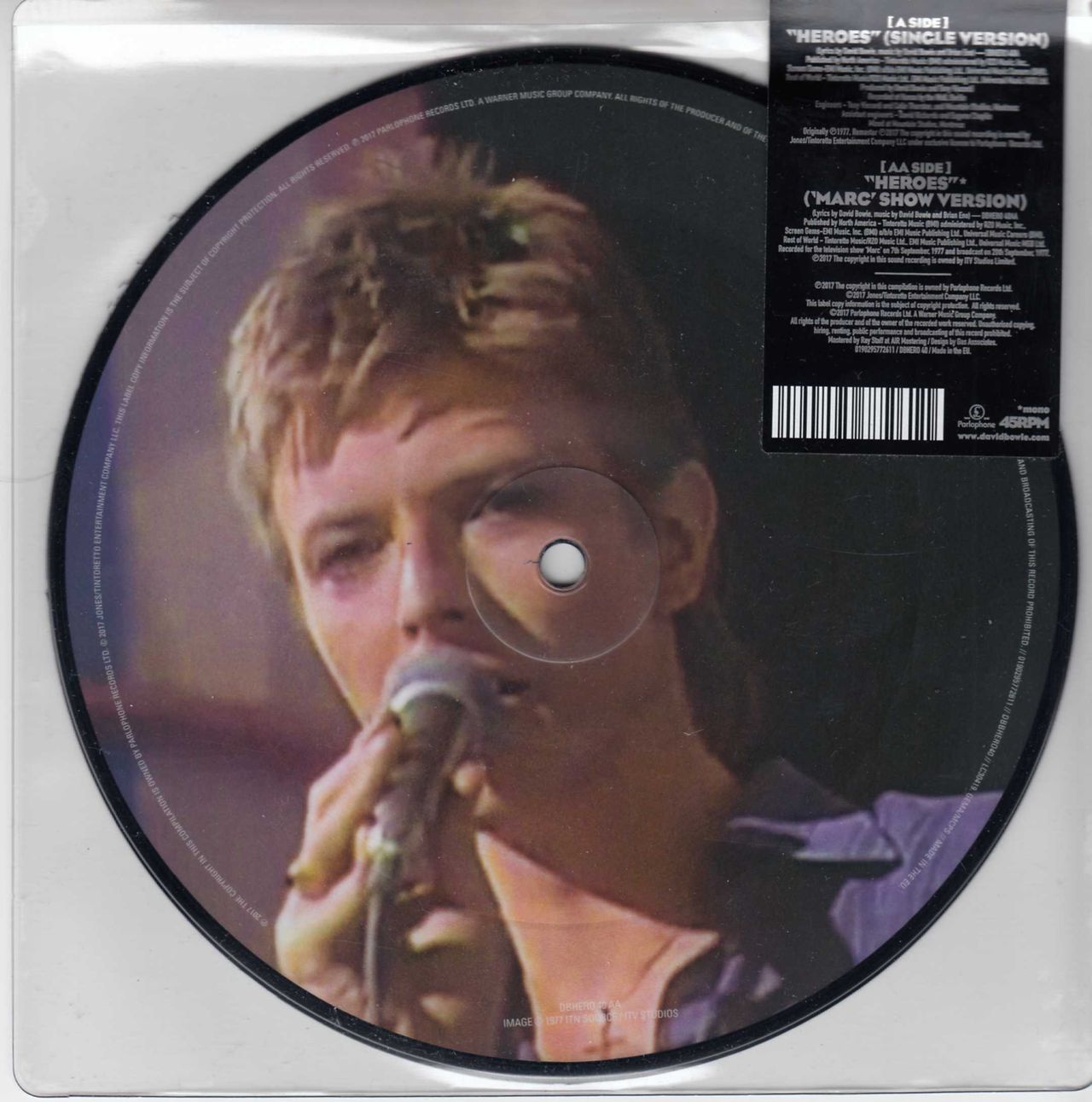 David Bowie Heroes - 40th Anniversary Edition - Sealed UK 7 picture —  RareVinyl.com