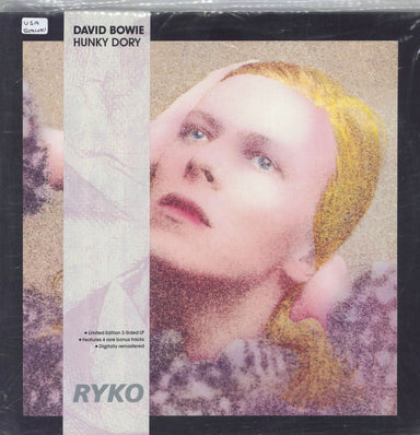 David Bowie Hunky Dory - Clear Vinyl - Sealed US 2-LP vinyl record set (Double LP Album) RALP0133-2