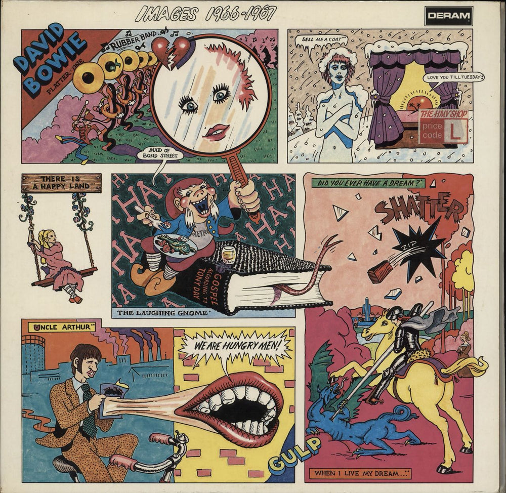 David Bowie Images 1966-1967 - EX German 2-LP vinyl record set (Double LP Album) SDM3017/1-2