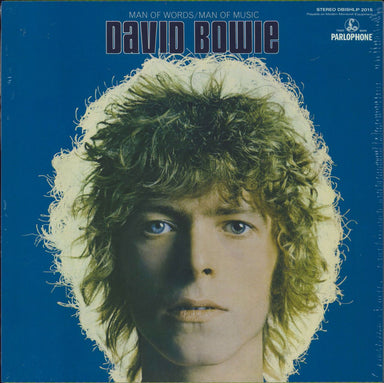David Bowie Man Of Words / Man Of Music - Blue Vinyl + Sealed Dutch vinyl LP album (LP record) DBISHLP2015