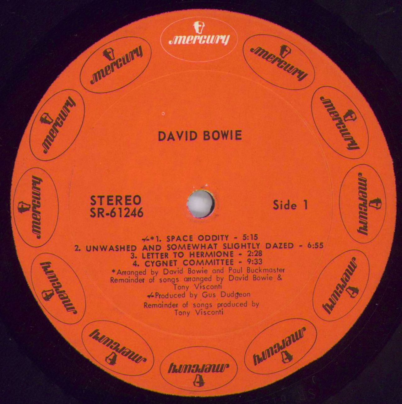 David Bowie Man Of Words / Man Of Music US vinyl LP album (LP record) BOWLPMA145747