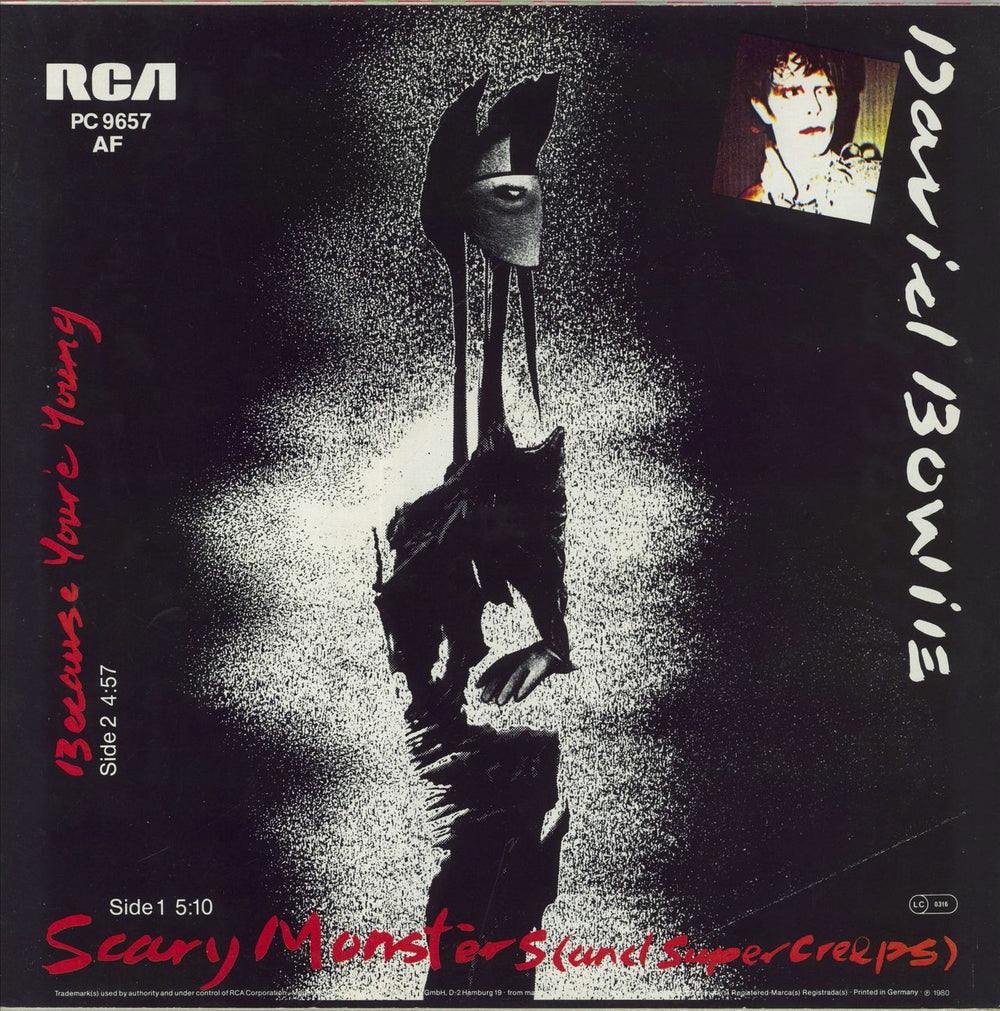 David Bowie Scary Monsters German 12" vinyl single (12 inch record / Maxi-single)