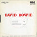 David Bowie Sorrow - 'SPA' issue Portugese 7" vinyl single (7 inch record / 45)