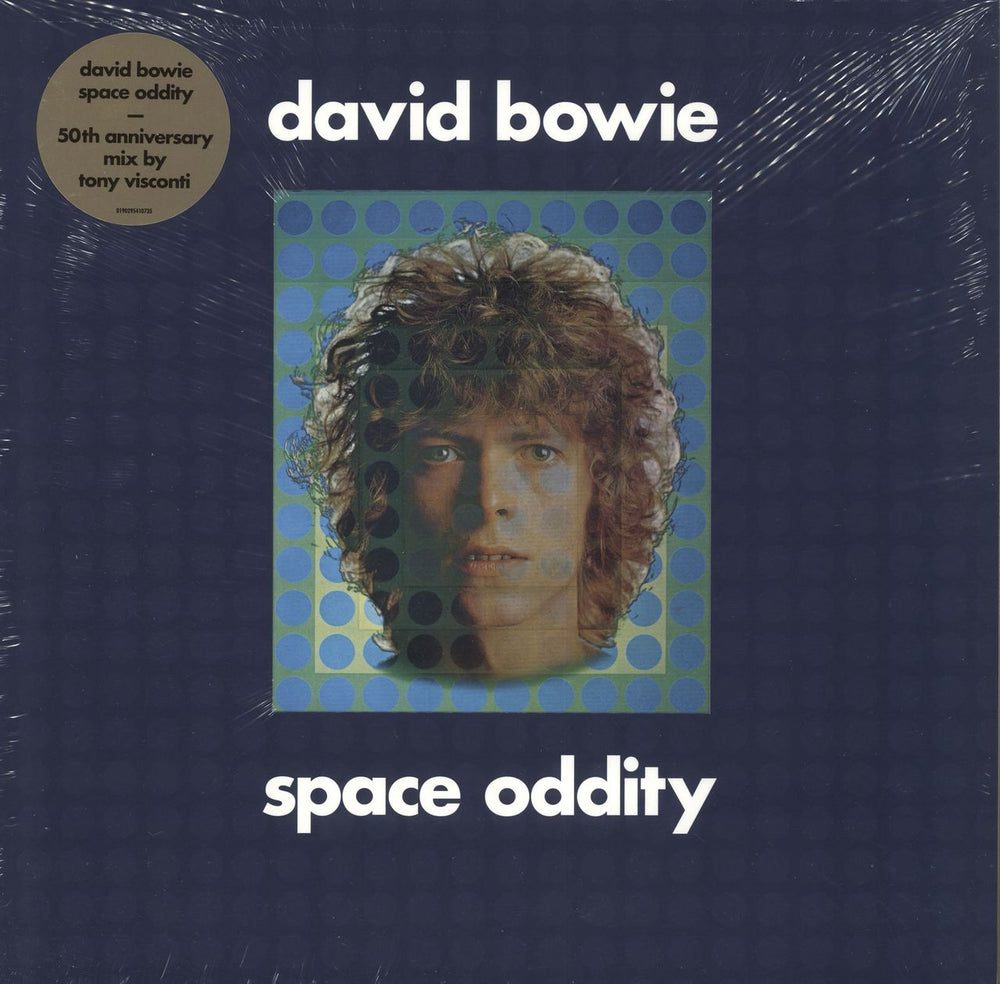 David Bowie Space Oddity - Black Vinyl - 50th Anniversary Mix UK vinyl LP album (LP record) DBSOLP50