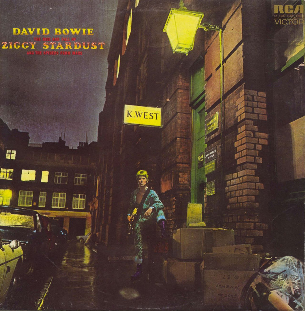 David Bowie The Rise And Fall Of Ziggy Stardust - 1st - 1E - EX UK vinyl LP album (LP record) SF8287