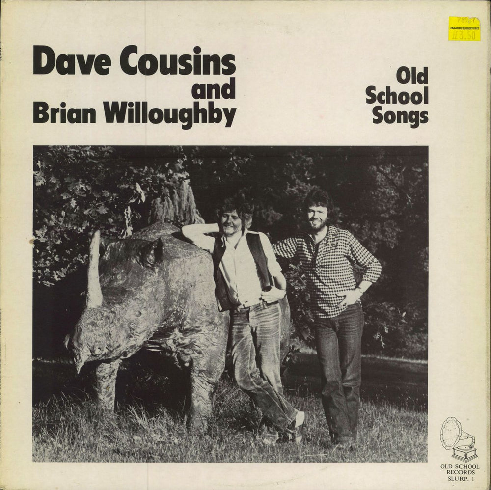 David Cousins Old School Songs UK vinyl LP album (LP record) SLURP1