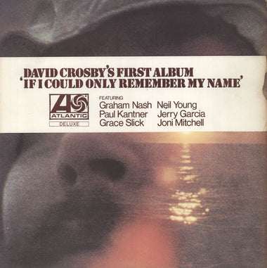 David Crosby If I Could Only Remember My Name - 1st - Belly band - VG UK vinyl LP album (LP record) 2401005