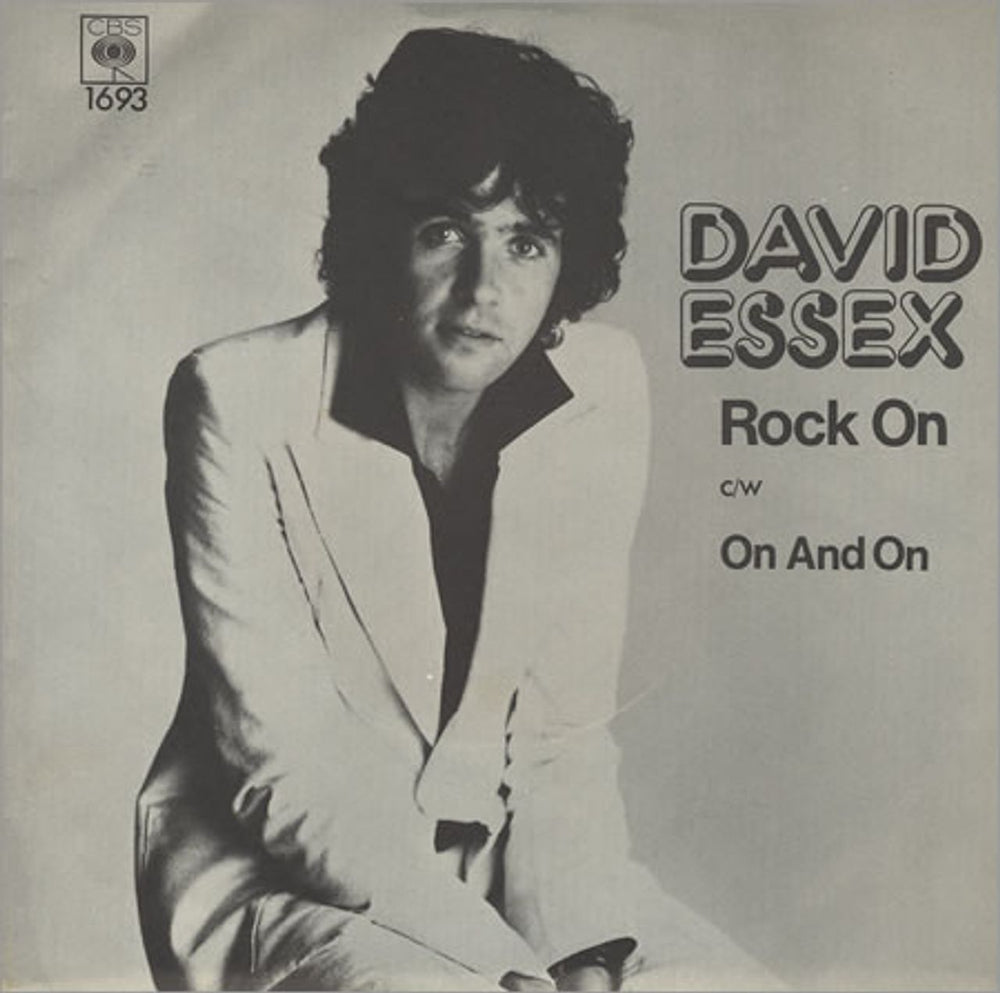 David Essex Rock On - P/S UK 7" vinyl single (7 inch record / 45) 1693