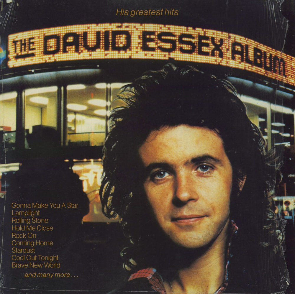 David Essex The David Essex Album -Shrink UK vinyl LP album (LP record) 10011