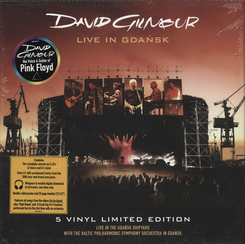 David Gilmour Live In Gdansk - Sealed Box Set US Vinyl Box Set 88697344701DC1
