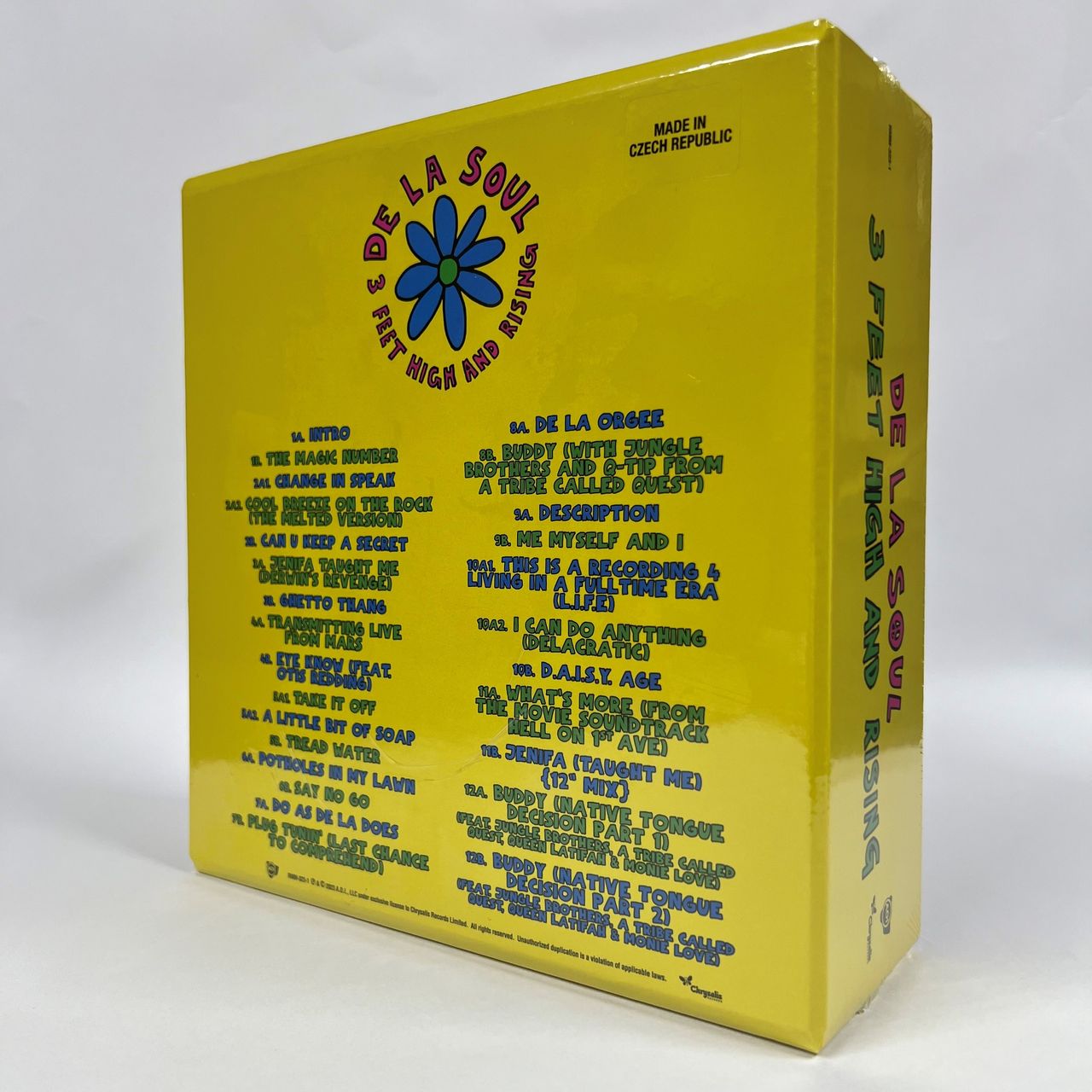 De La Soul 3 Feet High And Rising - Splatter Vinyl 7-inch Box Set - RSD Black Friday 2023 - Sealed UK 7" single box set 810098507394